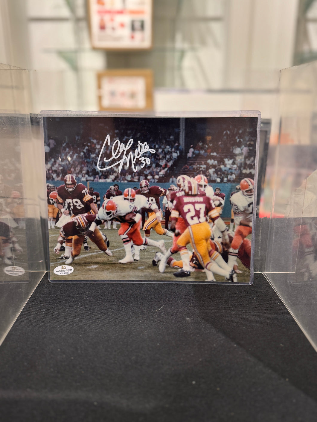 Cleveland Browns Cleo Miller Hand Signed Autographed 8x10 photo COA