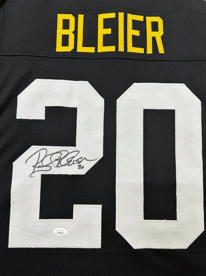 Pittsburgh Steelers Rocky Bleier Hand Signed Autographed Custom Jersey JSA COA