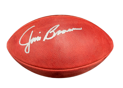 Cleveland Browns Jim Brown Hand Signed Autographed Authentic Football with BECKETT COA