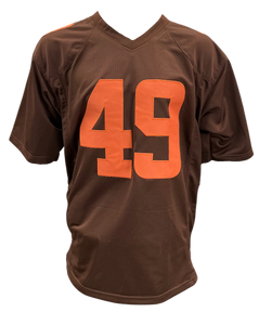 Carson Schwesinger Signed Autographed Cleveland Browns Custom Jersey Coa