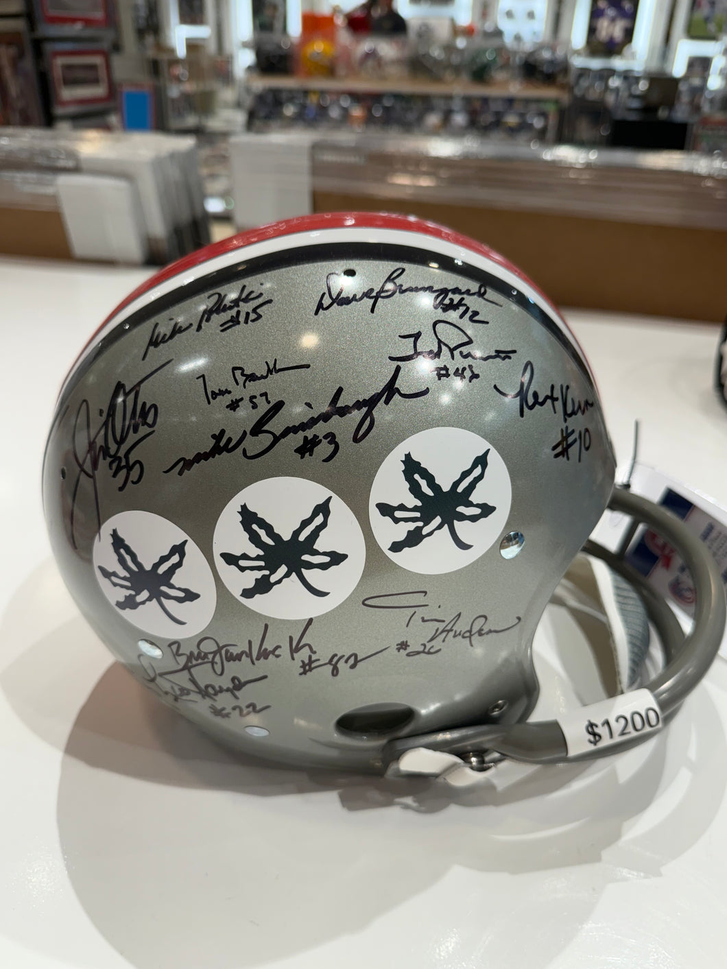 Ohio State Signed Autographed Full Size Replica Helmet COA