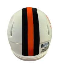 Load image into Gallery viewer, Carson Schwesinger Signed Autographed Cleveland Browns White Alternate Mini Helmet Signed in Black includes COA