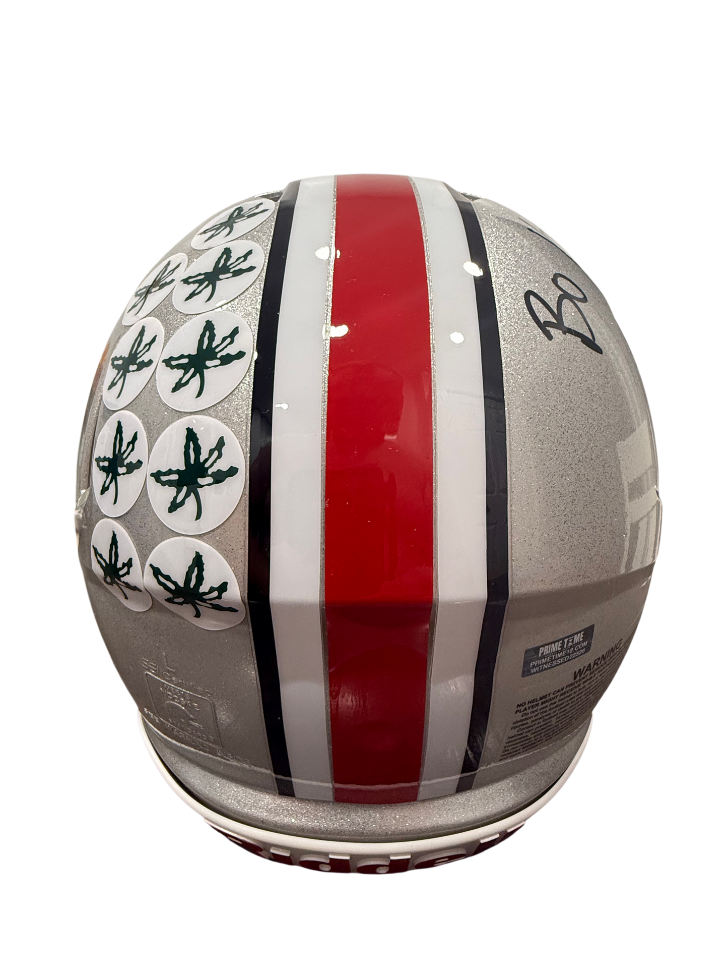 Bo Jackson Signed Autographed Ohio State Authentic Full Size Helmet With Inscription THESE ARE EXTREMELY RARE Prime Time Witness COA