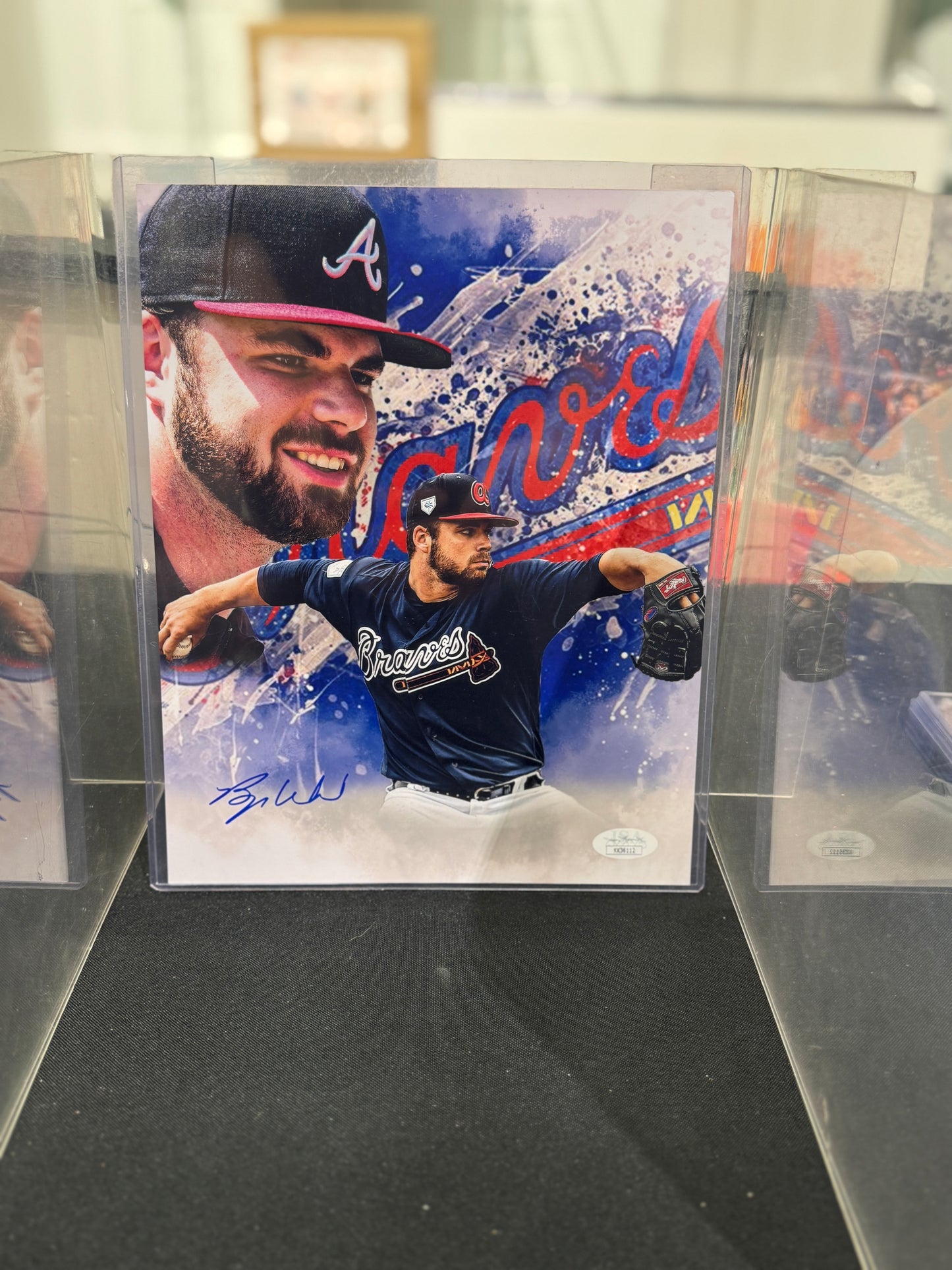 Atlanta Braves Brian Wilson Hand Signed Autographed 8x10 photo JSA COA