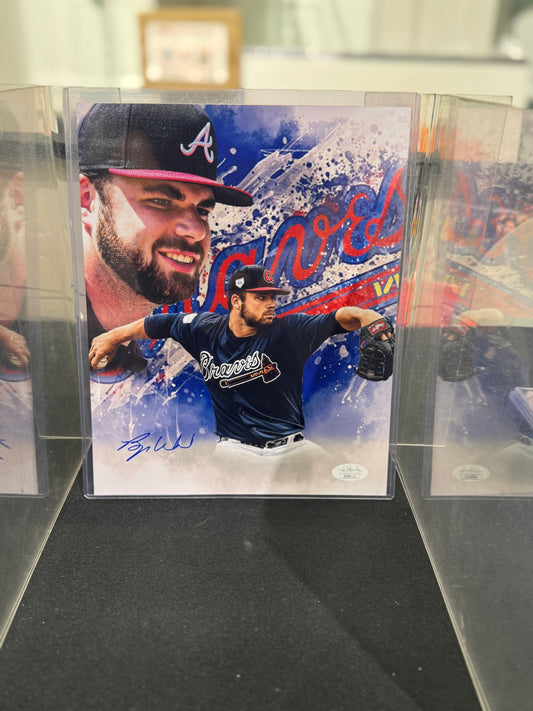 Atlanta Braves Brian Wilson Hand Signed Autographed 8x10 photo JSA COA