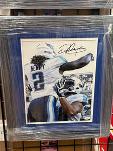 Tennessee Titans Derek Henry Signed 11x14 photo custom framed JSA COA