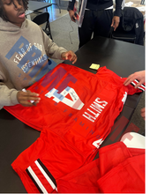 Load image into Gallery viewer, The Ohio State Buckeyes Jeremiah Smith Hand Signed Autographed Custom Jersey with “2024 CFP Champs” Inscription Certified COA