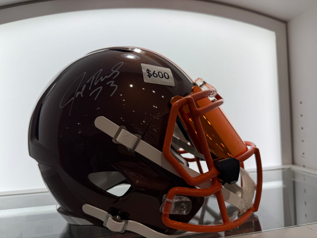 Cleveland Browns Joe Thomas Signed Autographed Full Size Replica Helmet COA