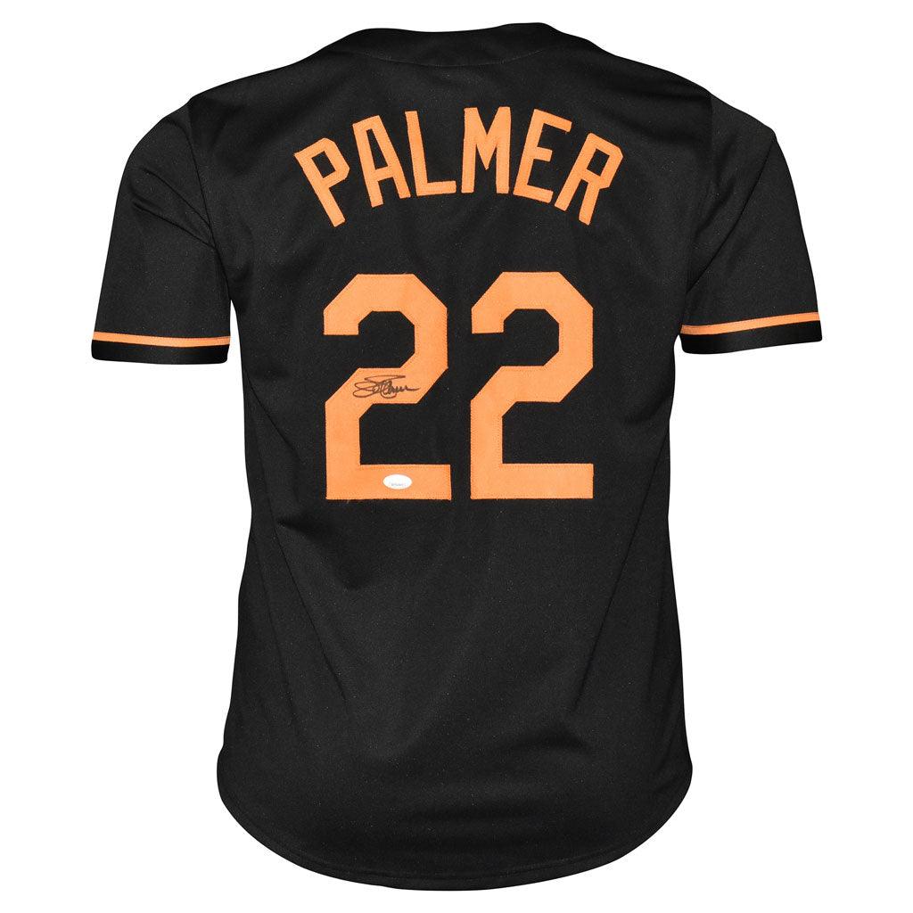 Baltimore Orioles Jim Palmer Hand Signed Autographed Custom Black Jersey JSA COA