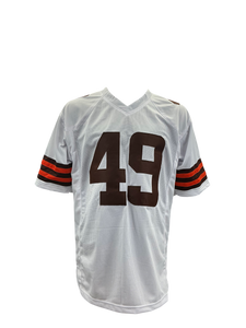 Carson Schwesinger Signed Autographed Cleveland Browns Custom Jersey Coa