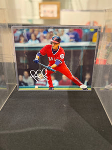 Cleveland Indians Omar Vizquel Hand Signed Autographed 8x10 photo JSA COA