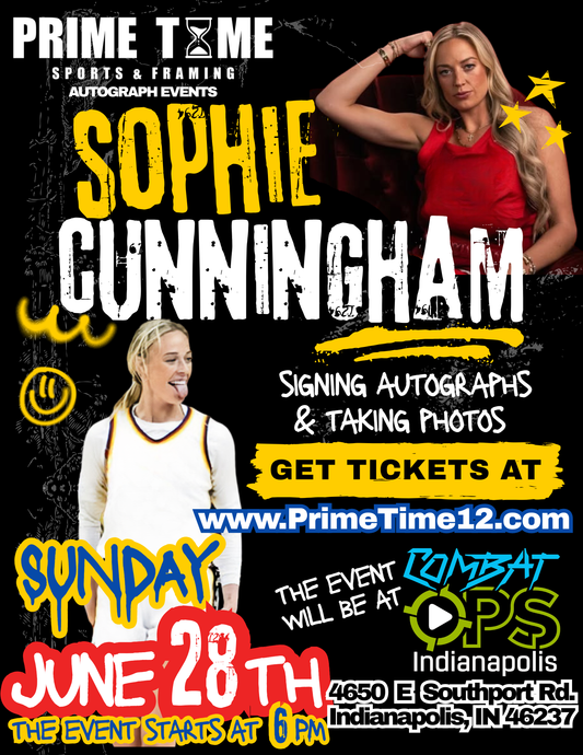 Sophie Cunningham 6/28/26 at Combat Ops Indianapolis pre-sale ticket PHOTO OP to have your photo taken (up to 2 people at once) with the athlete plus Laser Tag, Axe Throwing, Mini Golf, & Dark Ride Theater