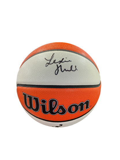LEXIE HULL SIGNED AUTOGRAPHED WNBA INDOOR/ OUTDOOR INDIANA FEVER BASKETBALL SWAU COA