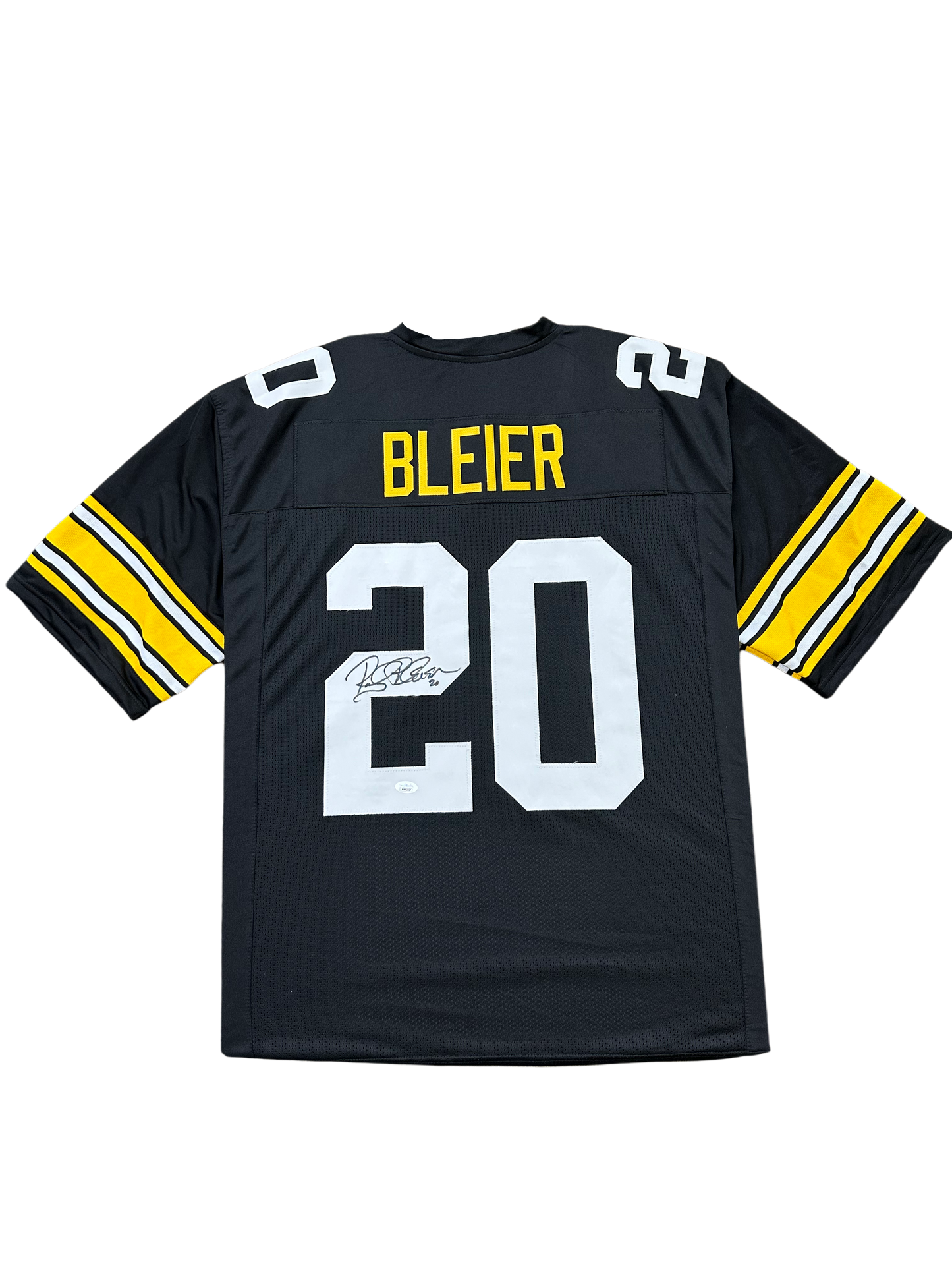 Pittsburgh Steelers Rocky Bleier Hand Signed Autographed Custom Jersey JSA COA