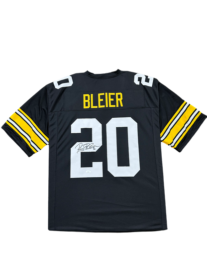 Pittsburgh Steelers Rocky Bleier Hand Signed Autographed Custom Jersey JSA COA