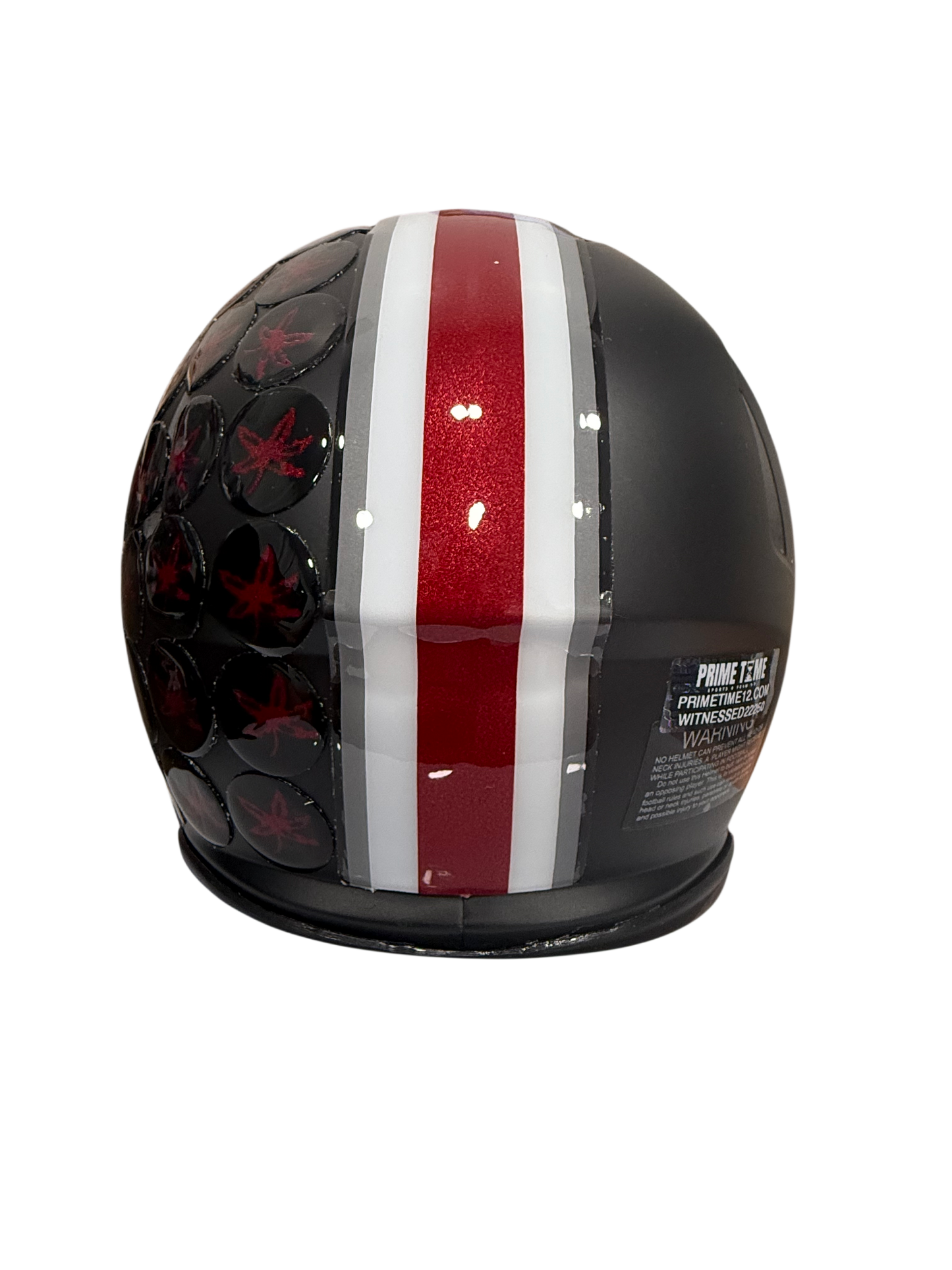 Bo Jackson Signed Autographed Ohio State Mini Helmet Prime Time Witness COA