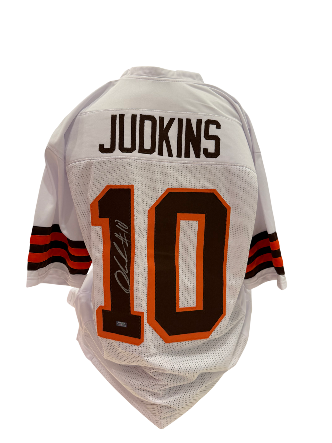 Quinshon Judkins Signed Autographed Cleveland Browns Custom Jersey Prime Time Witnessed Coa