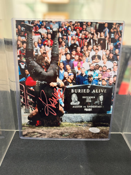 WWE Kane Hand Signed Autographed 8x10 Photo JSA COA