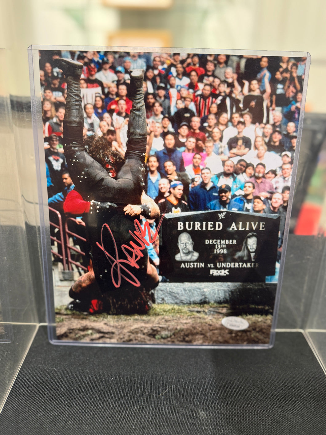 WWE Kane Hand Signed Autographed 8x10 Photo JSA COA