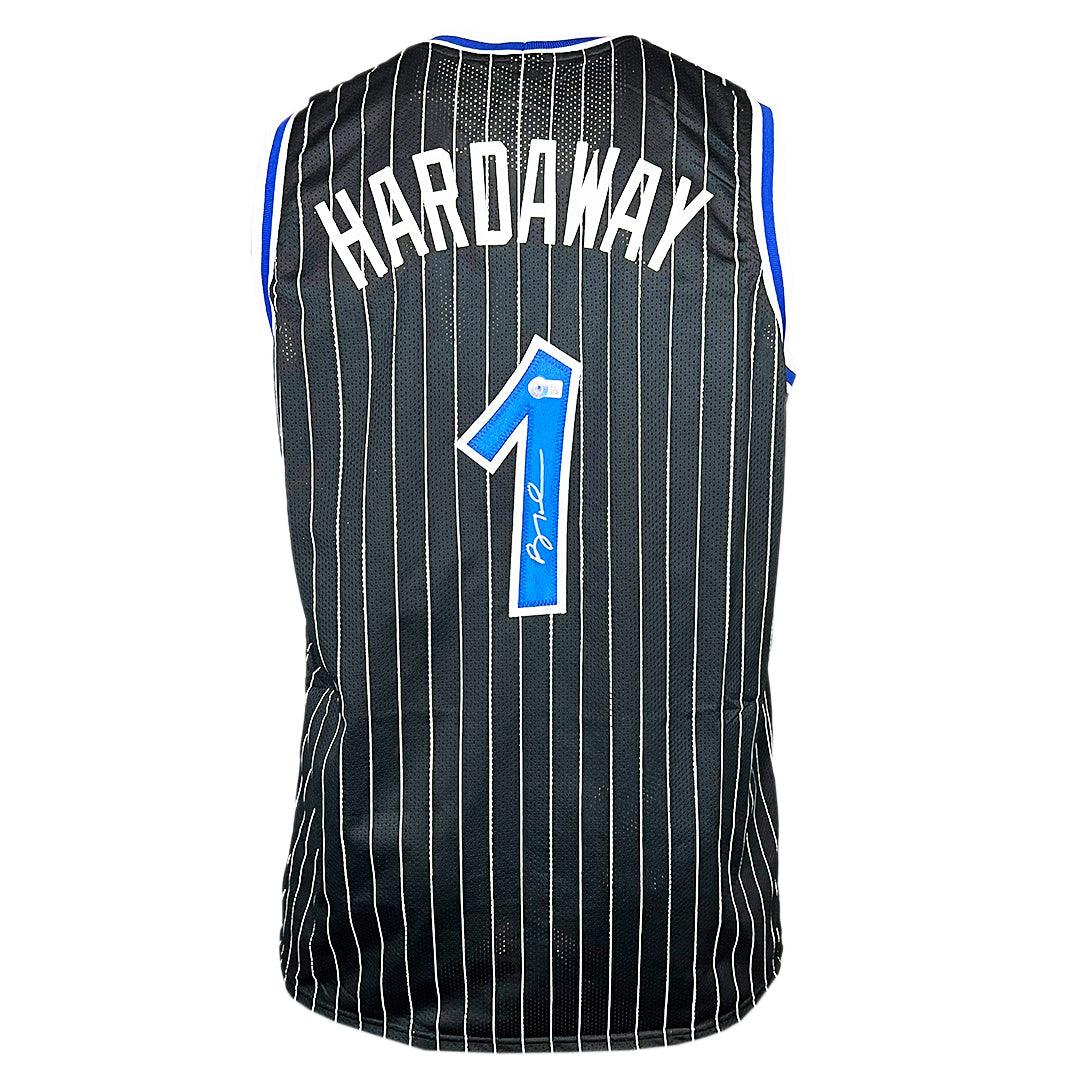 Orlando Magic Anfernee Penny Hardaway Hand Signed Autographed Custom Pin Striped Jersey Beckett COA
