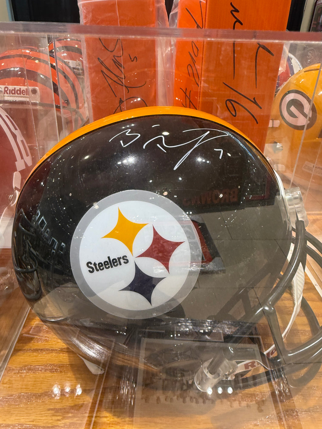 Pittsburgh Steelers Ben Roethlisberger Signed Autographed Full Size Helmet COA