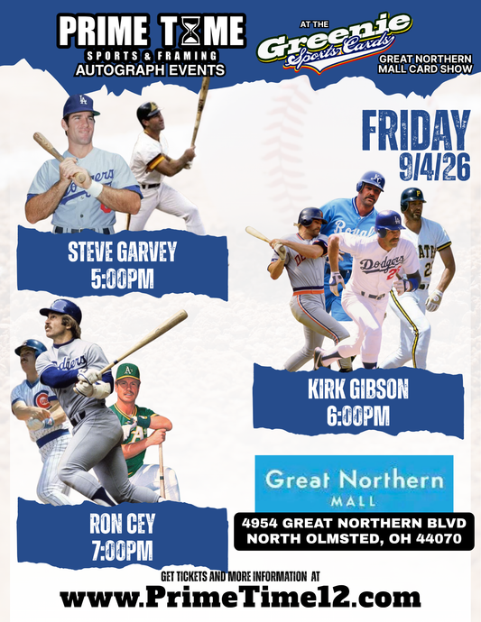 Mail-in or Drop off for Steve Garvey Autograph Signing