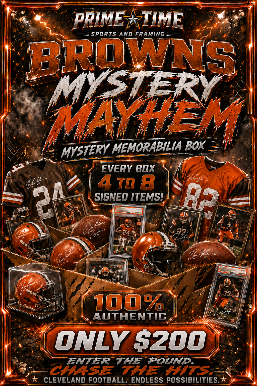Cleveland Browns Mayhem Mystery Box