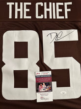Load image into Gallery viewer, Cleveland Browns David Njoku Hand Signed Autographed Custom “The Chief” Jersey JSA COA