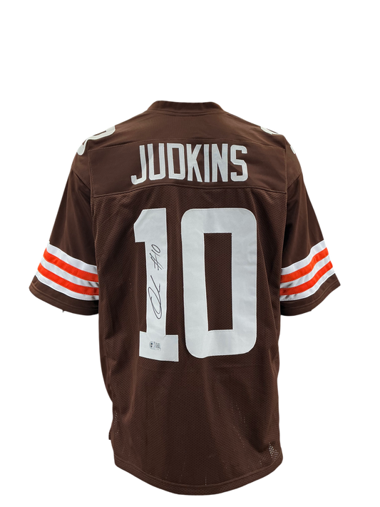Quinshon Judkins Signed Autographed Cleveland Browns Custom Jersey Swau