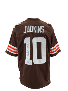 Quinshon Judkins Signed Autographed Cleveland Browns Custom Jersey Swau