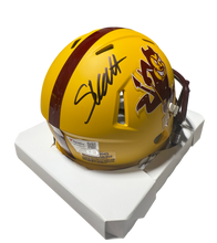 Load image into Gallery viewer, Cam Skattebo Signed Autographed Sun Devils Mini Helmet Fanatics COA