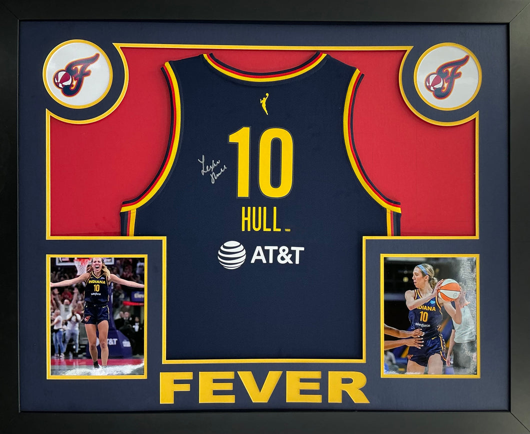 Indiana Fever Lexie Hull Hand Signed Autographed Fanatics Unisex Explorer Edition Fast Break Replica Jersey Custom Framed Swau COA