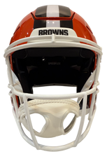 Load image into Gallery viewer, Quinshon Judkins Signed Autographed Cleveland Browns Authentic Speed Flex Helmet Beckett COA