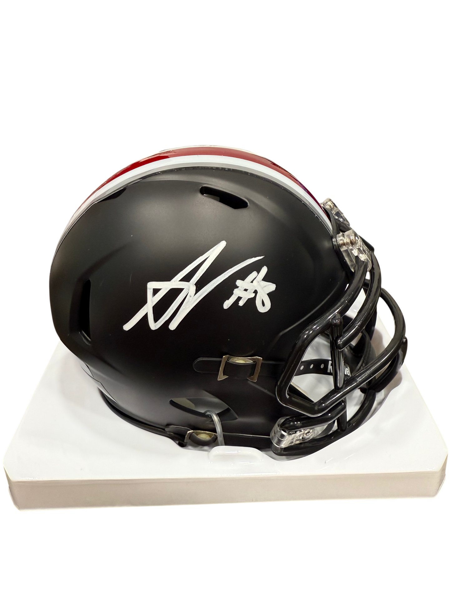 Arvell Reese Signed Autographed Ohio State Buckeyes Black Mini Helmet – Prime Time Sports & Framing