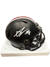 Load image into Gallery viewer, Arvell Reese Signed Autographed Ohio State Buckeyes Black Mini Helmet Prime Time Witness Coa