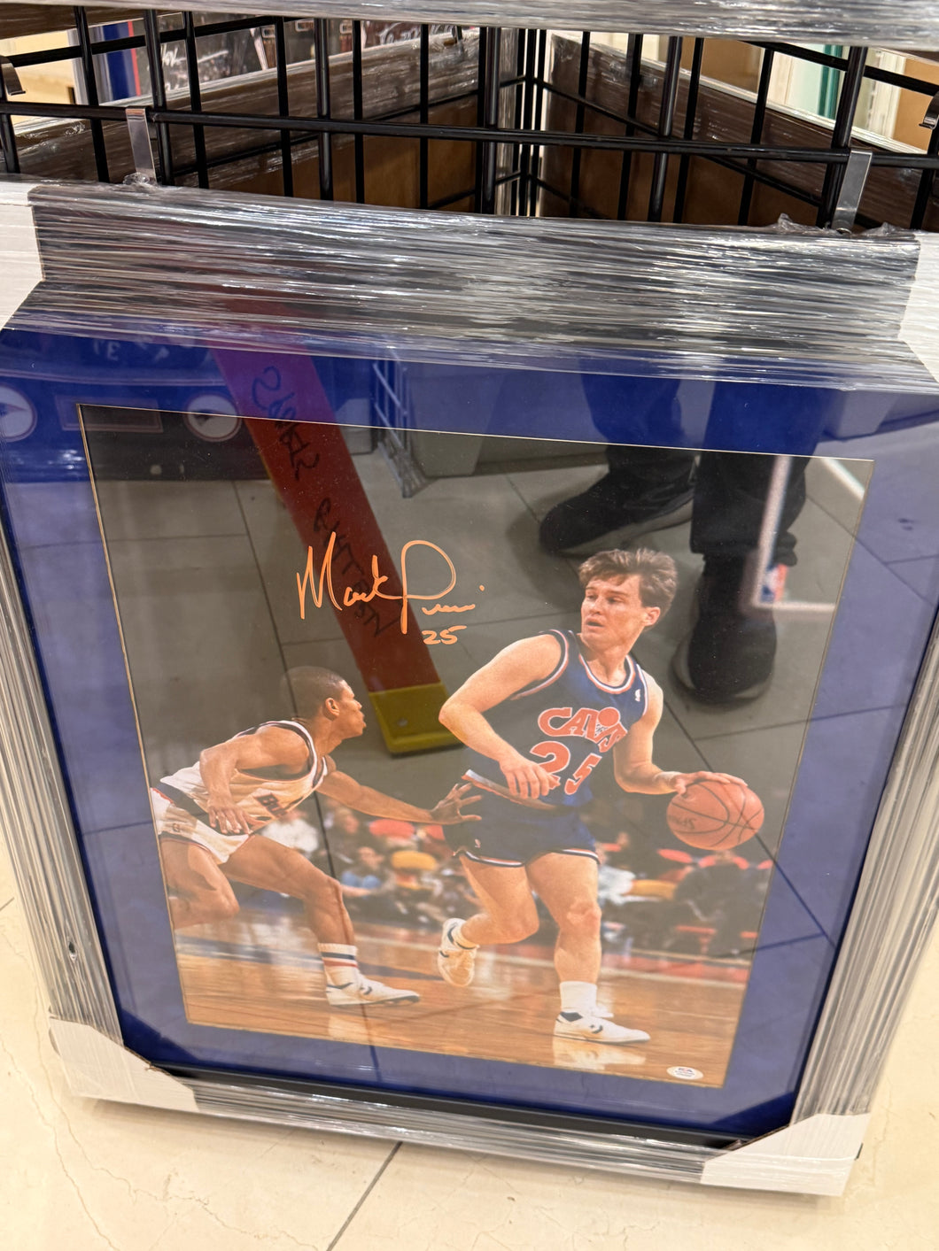 Cleveland Cavaliers Mark Price Signed Autographed 16x20 Photo Custom Framed JSA COA