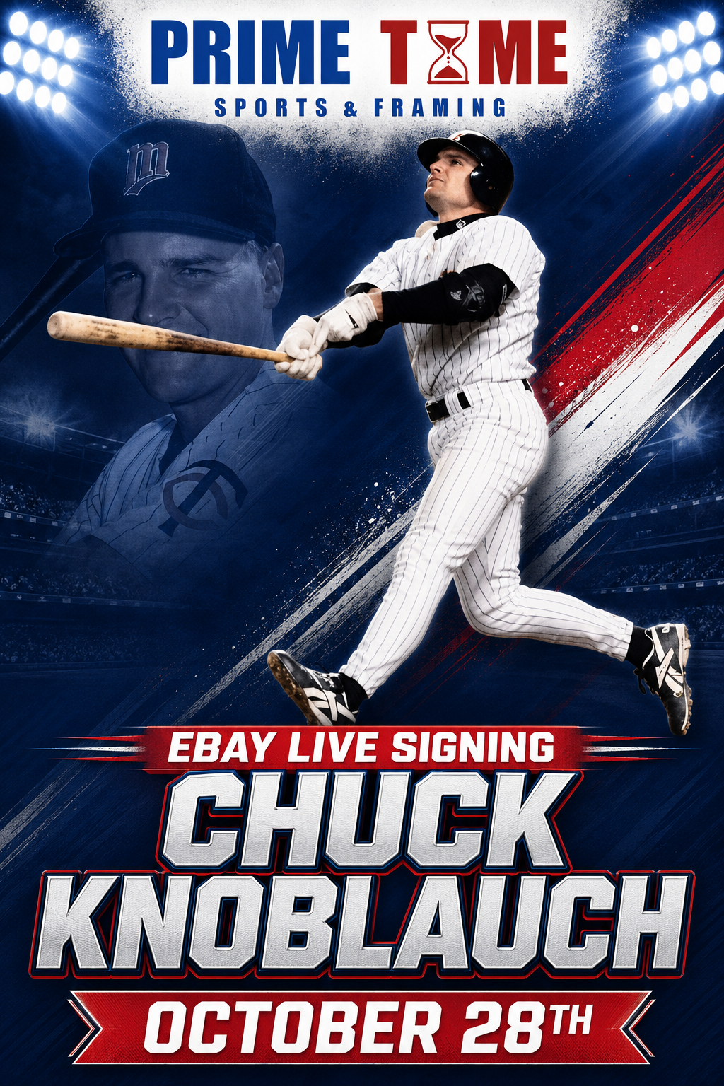 Chuck Knoblauch Mail-in Ticket for Private Signing on 1 Item YOU WILL NOT MEET Chuck Knoblauch