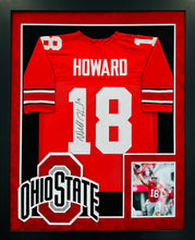 Load image into Gallery viewer, Ohio State Buckeyes Will Howard Hand Signed Autographed Jersey Custom Framed JSA COA