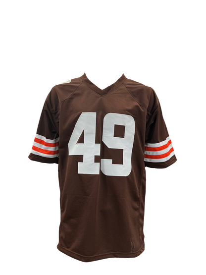 Carson Schwesinger Signed Autographed Cleveland Browns Custom Jersey Coa