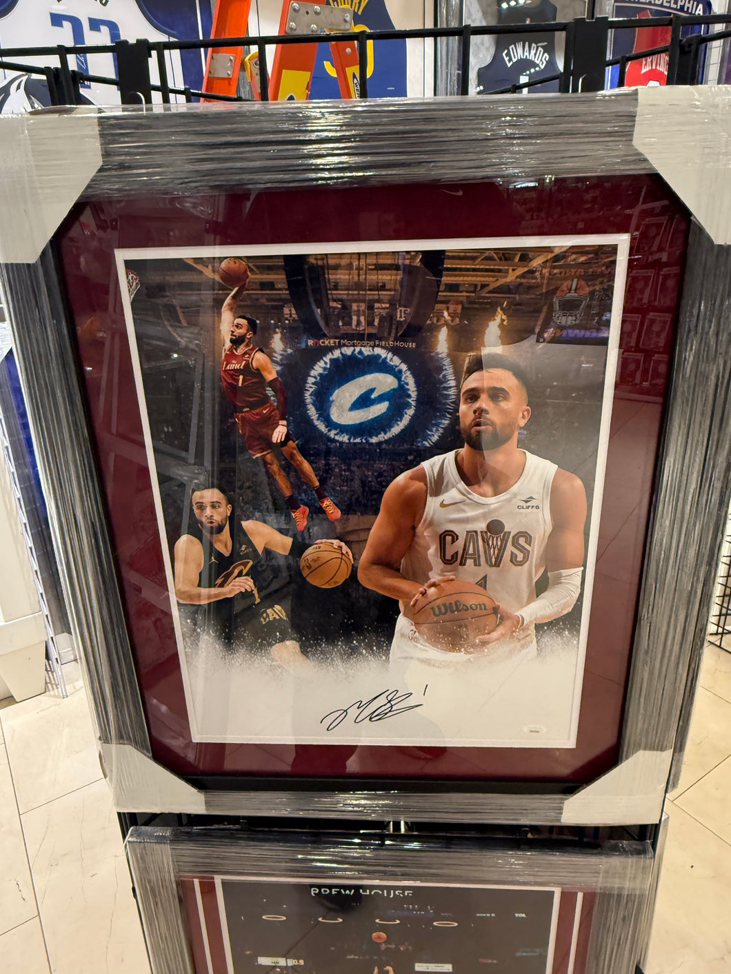 Cleveland Cavaliers Max Strus Signed Autographed 16x20 Photo Custom Framed Five Star COA