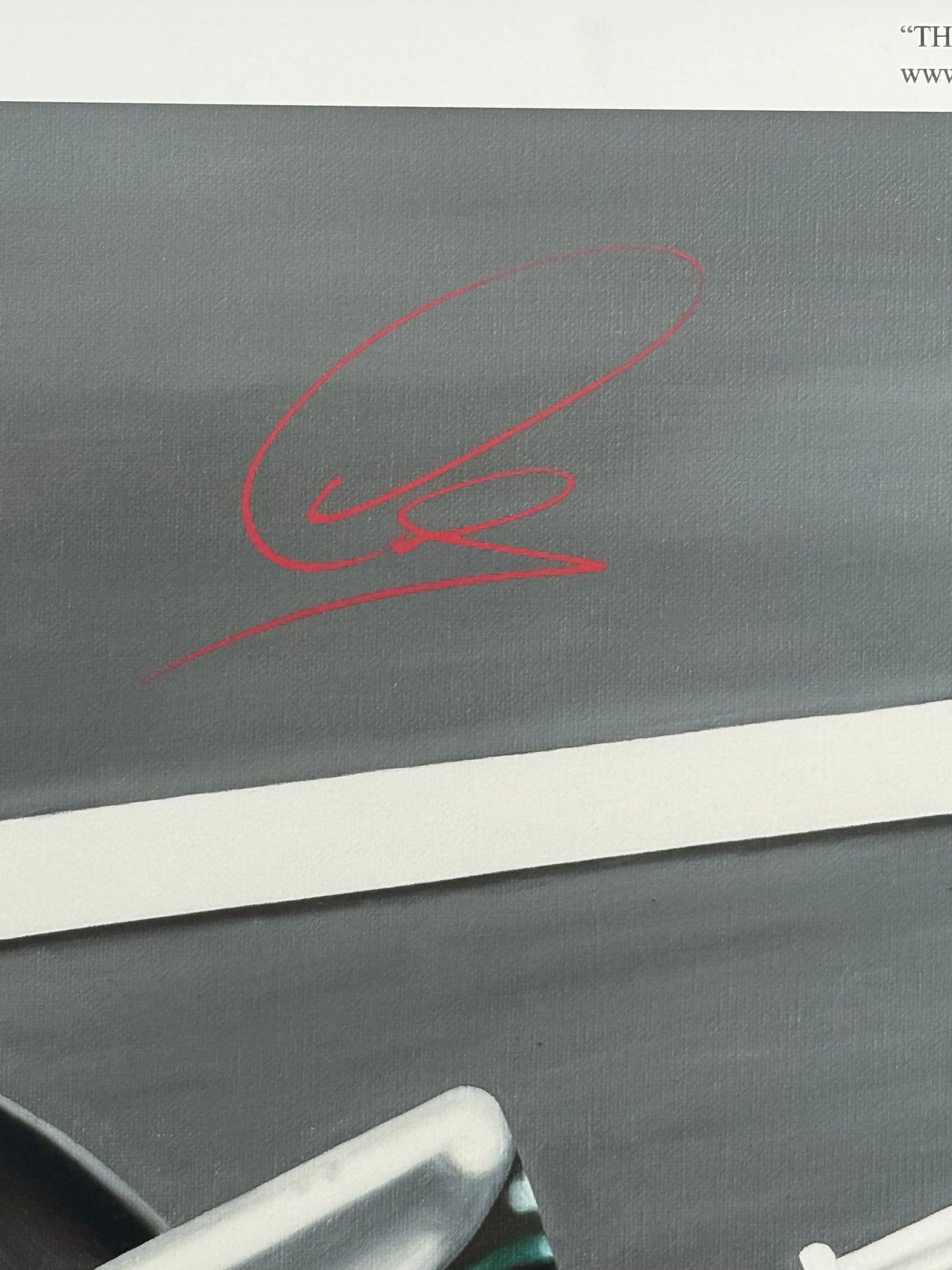 Lewis Hamilton Signed Autographed F1 Lithograph Custom Framed Fanatics COA