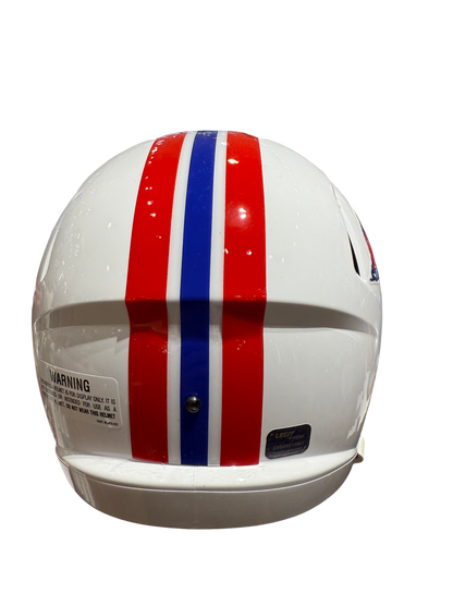 New England Patriots TreVeyon Henderson Signed Autographed Full-Size Replica Helmet with PROVA COA