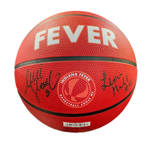 Load image into Gallery viewer, SOPHIE CUNNINGHAM LEXIE HULL SIGNED AUTOGRAPHED WNBA INDIANA FEVER BASKETBALL SWAU COA
