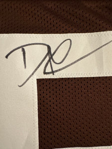 Cleveland Browns David Njoku Hand Signed Autographed Custom “The Chief” Jersey JSA COA