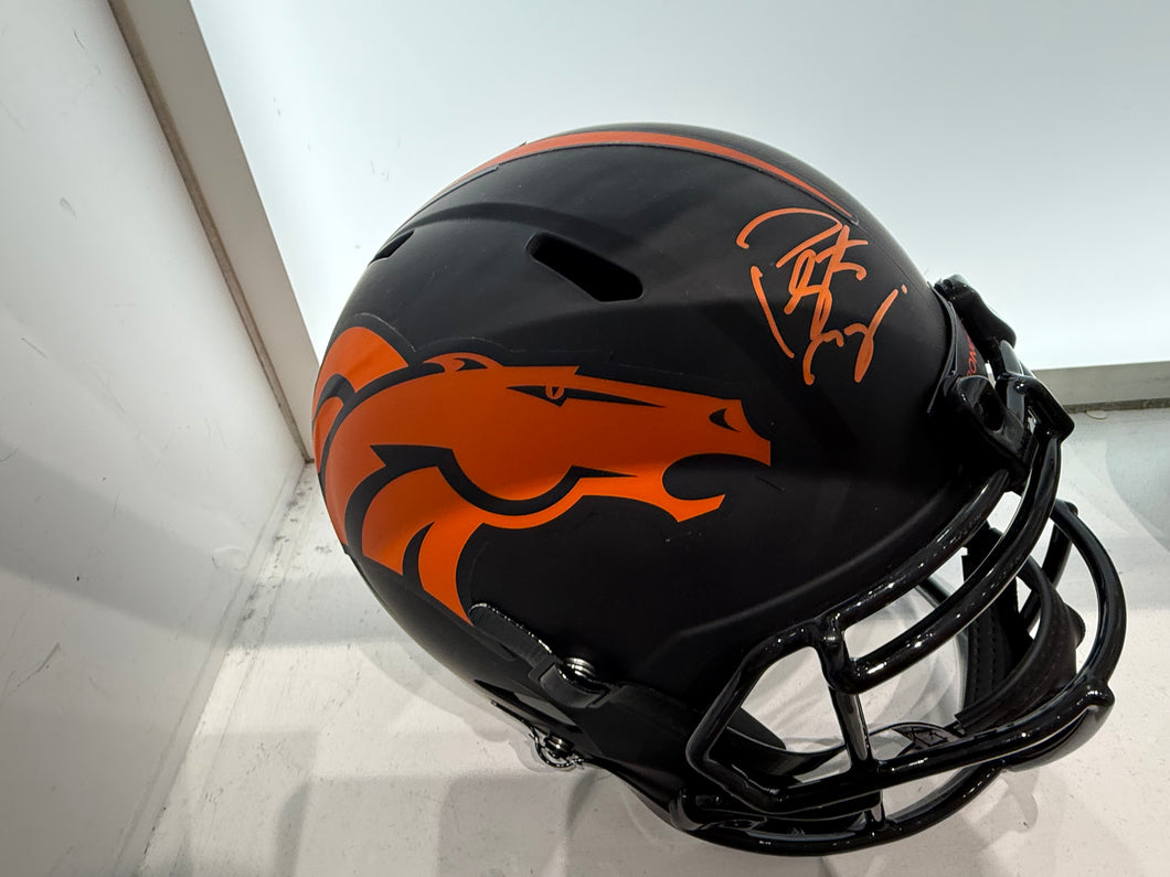 Denver Broncos Peyton Manning Signed Autographed Full Size Replica Helmet Steiner COA