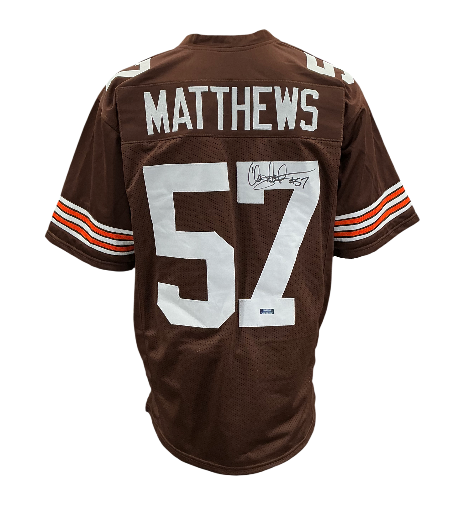 Clay Matthews Signed Autographed Cleveland Browns Custom Jersey Coa