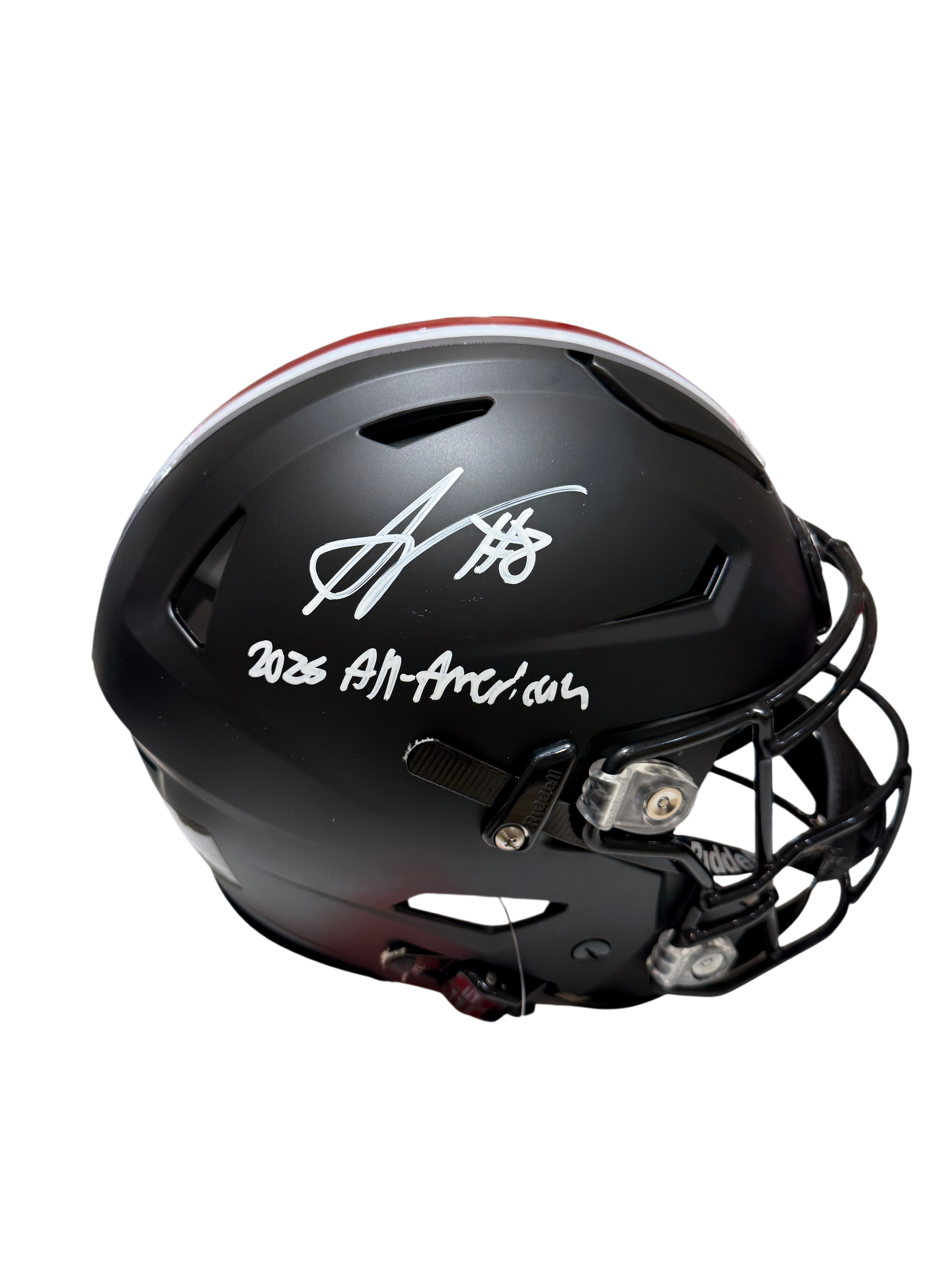 Arvell Reese Signed Autographed Ohio State Buckeyes Full Size Authentic Speed Flex Helmet With “2025 ALL- AMERICAN” Inscription Prime Time Witness COA