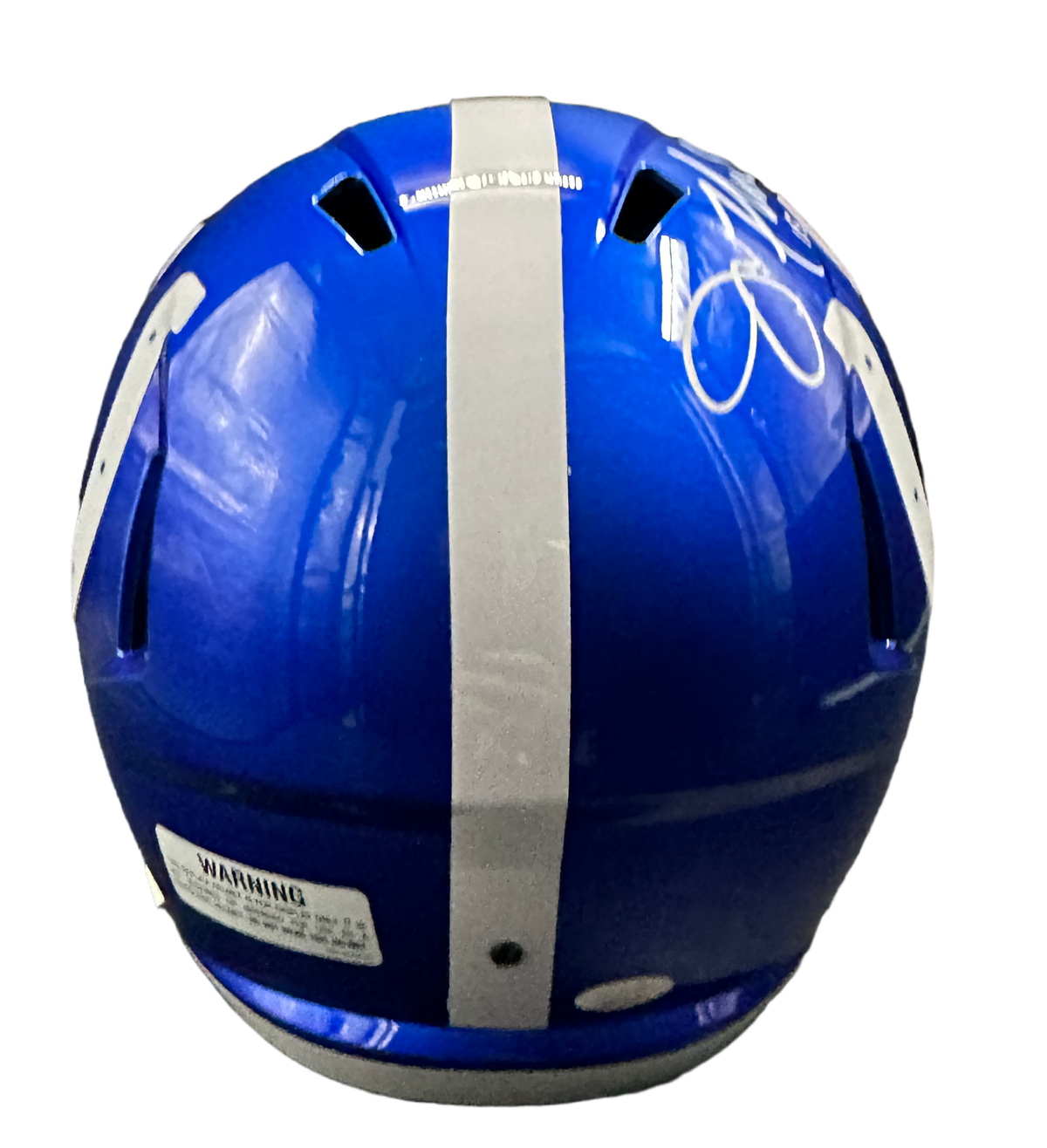 Indianapolis Colts Joe Flacco Hand Signed Autographed Full Size Replica Helmet JSA COA