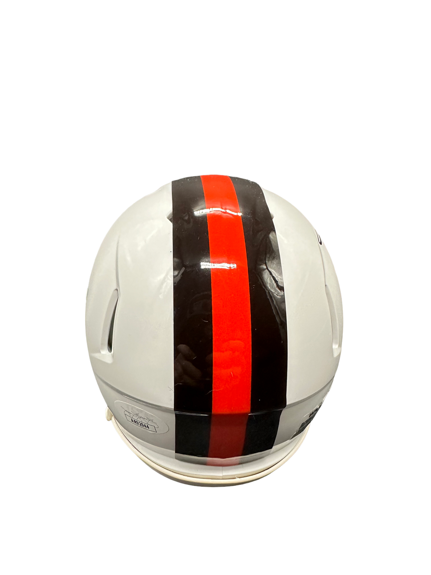 Cleveland Browns Dustin Hopkins Hand Signed Autographed 2023 Alternate White Mini Helmet with JSA COA