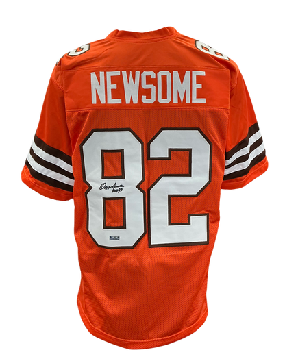 Ozzie Newsome Signed Autographed Cleveland Browns Custom Jersey Coa